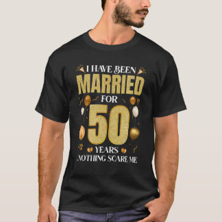 T-shirt Je Suis Marié Depuis 50 Ans 50ème Mariage Anni