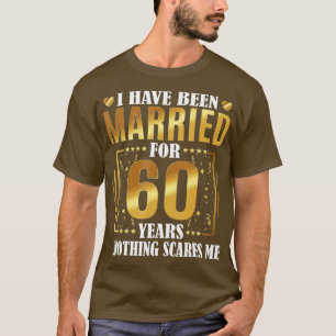 T-shirt Je suis marié depuis 60 ans 60e Mariage Ann