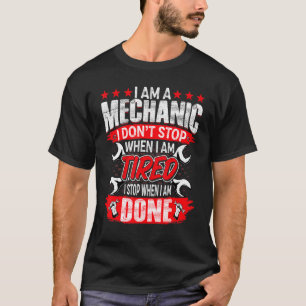 T-shirt Je suis mécanicien mécanicien automobile mécanique