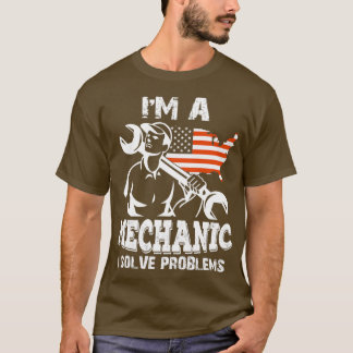 T-shirt Je Suis Mécanique Je Résoudre Des Problèmes (2)