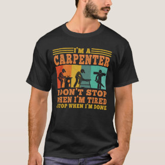 T-shirt Je suis menuisier menuiserie bois menuiserie