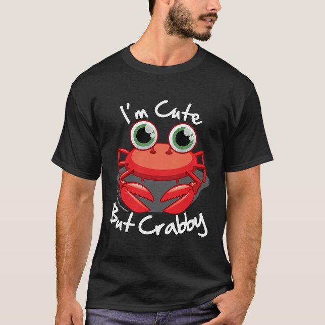 T-shirt Je suis mignon mais désagréable (Devant)
