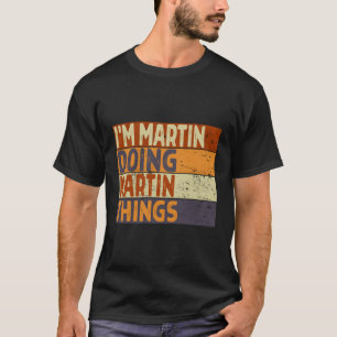 T-shirt Je Suis Min À Faire Des Min Things Plaisanter