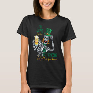 T-shirt Je suis mort à l'intérieur, mais applaudisse drôle