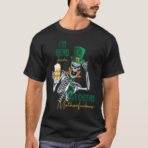 T-shirt Je suis mort à l'intérieur, mais applaudisse drôle