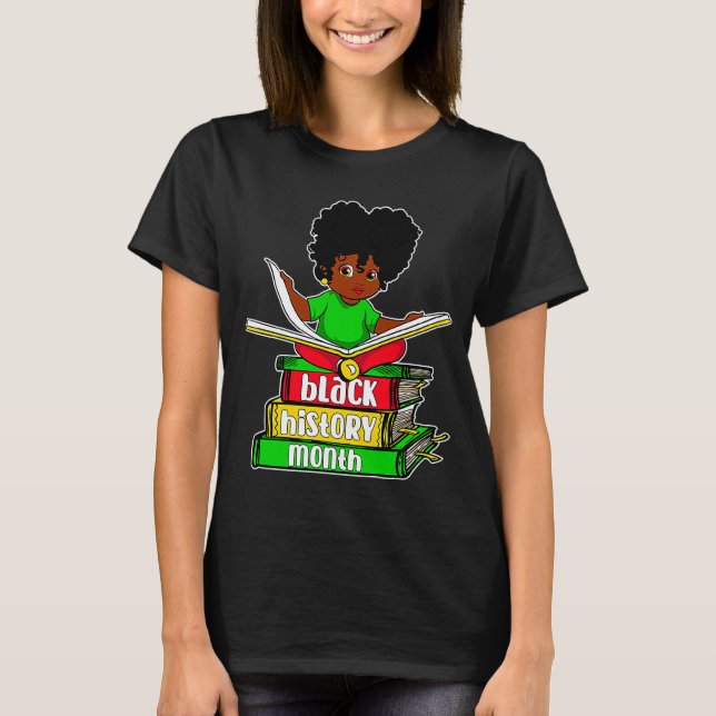T-shirt Je Suis Noir Histoire Africaine Américaine Black P (Devant)