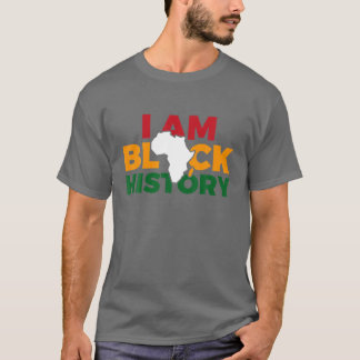 T-shirt Je Suis Noir Histoire Hommes Femmes Garçons Filles
