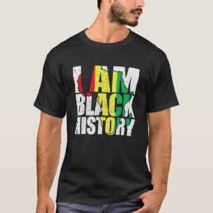 T-shirt Je Suis Noir Histoire Melanin Fierté Histoire Mois