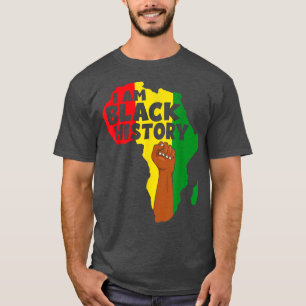 T-shirt Je Suis Noir Histoire Mois Africain Américain Femm