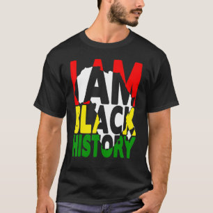 T-shirt Je Suis Noir Histoire Mois Africain Américain Homm