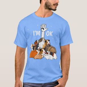 T-shirt Je suis OK Drôle Amateur de Cochons de Guinée