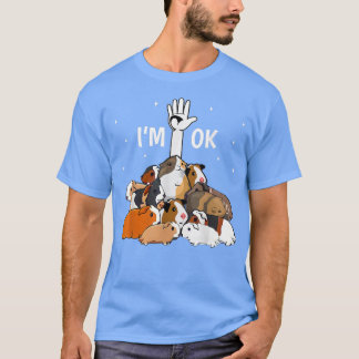T-shirt Je suis OK Drôle Amateur de Cochons de Guinée