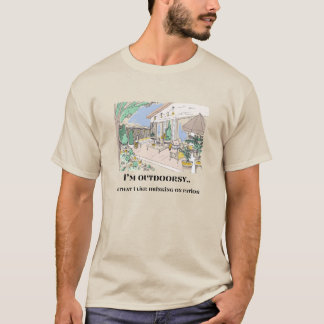 T-shirt 🌞 je suis Outdoorsy... 🍹