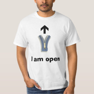 T-shirt Je suis ouvert