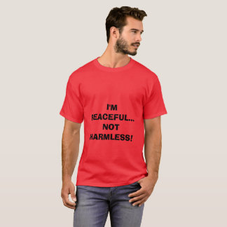 T-SHIRT JE SUIS PACIFIQUE... PAS INUTILE !