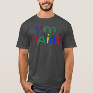 T-shirt Je suis Paint Matching, j'adore peindre au doigt C