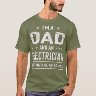 T-shirt Je Suis Papa Et Électricien T Pour Hommes Père Drô