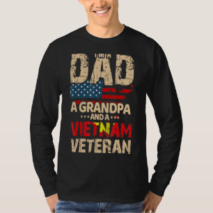 T-shirt Je suis papa grand-père et vétéran du Vietnam