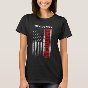 T-shirt Je Suis Perturbé D'Être Identifié Comme Un Drapeau