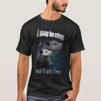 T-shirt Je Suis Peut-Être Coincé Mais Je Suis Libre Possum