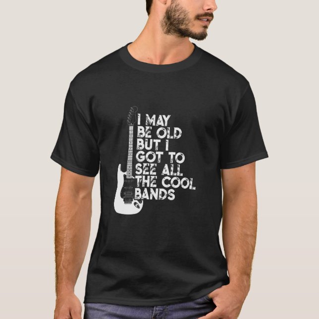 T-SHIRT JE SUIS PEUT-ÊTRE VIEILLE MAIS J'AI VU TOUTES LES  (Devant)