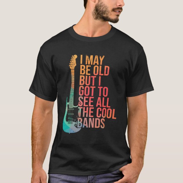 T-shirt Je Suis Peut-Être Vieille Mais Je Dois Voir Toutes (Devant)