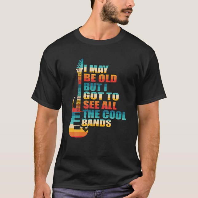 T-shirt Je Suis Peut-Être Vieille Mais Je Dois Voir Toutes (Devant)