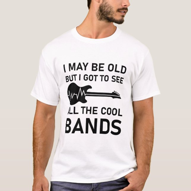 T-shirt Je Suis Peut-Être Vieille Mais Je Dois Voir Toutes (Devant)
