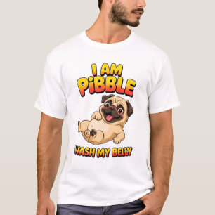T-shirt Je Suis Pibble Lave Mon Ventre