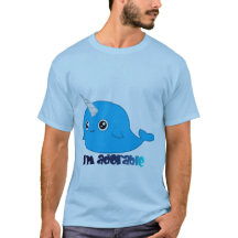 Je suis pièce en t adorable d'hommes de Narwhal