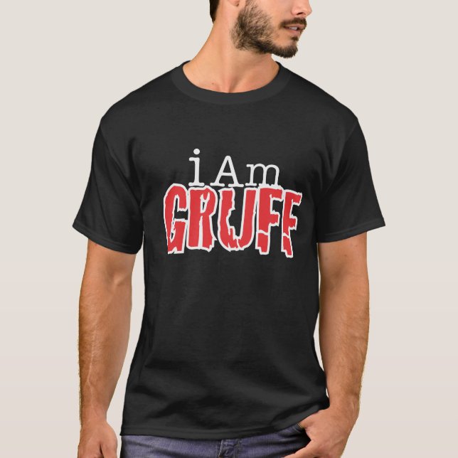 T-SHIRT JE SUIS PIÈCE EN T BOURRUE (Devant)