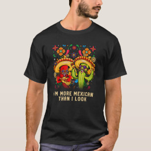 T-shirt Je Suis Plus Mexicain Que Je Regarde Mexique Humou