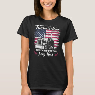 T-shirt Je suis pour le camion semi-remorque longue distan