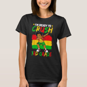 T-shirt Je suis prêt à écraser Bo Noir de 3e qualité