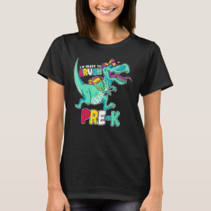 T-shirt Je Suis Prêt À Écraser La Comique De Style Préscol