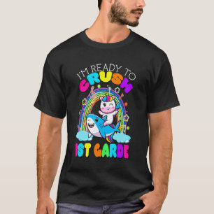 T-shirt Je suis prêt à écraser la licorne de 1ère année de