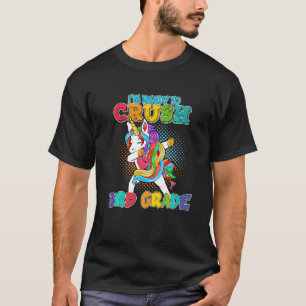 T-shirt Je suis prêt à écraser la licorne de 3e année de r