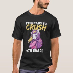T-shirt Je Suis Prêt À Écraser La Quatrième Qualité Drôle