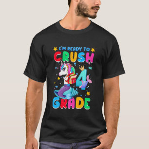 T-shirt Je suis prêt à écraser la sirène de la licorne de 