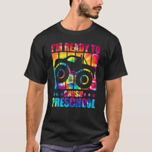 T-shirt Je suis prêt à écraser la teinture de camion monst