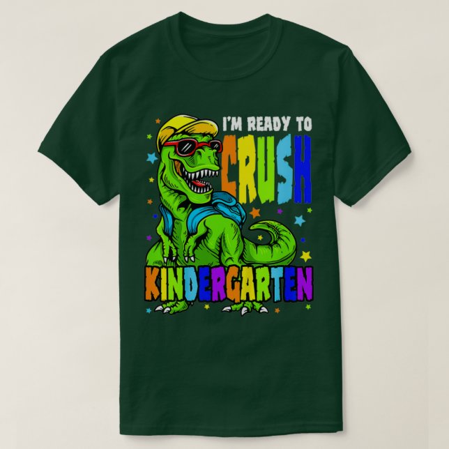 T-shirt Je Suis Prêt À Écraser Le Jardin D'Enfants De Reto (Design devant)