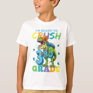 T-shirt Je Suis Prêt À Écraser Le Monstre De 3E Année