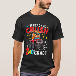 T-shirt Je suis prêt à écraser le Monstre d'ours drôle de 
