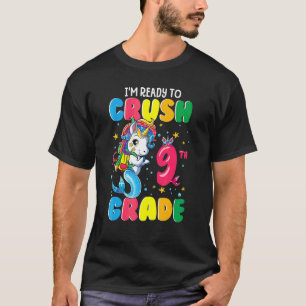 T-shirt Je suis prêt à écraser le poisson Unicorne de 9e a