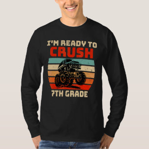 T-shirt Je suis prêt à écraser les camionnettes Monster de