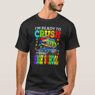 T-shirt Je suis prêt à écraser les Dinos de Camion Monster