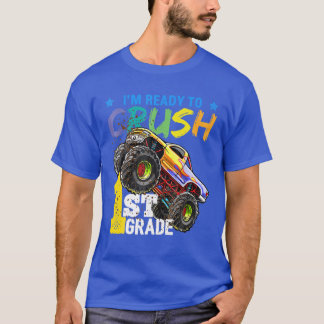 T-shirt Je suis prêt à écraser les dinosaures de 3e année 