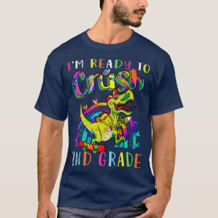 T-shirt Je Suis Prêt À Écraser Les Garçons Dinosaures De 2
