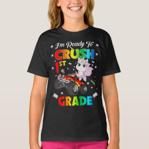 T-shirt Je Suis Prêt À Écraser Un Camion Monster De 1Ère A