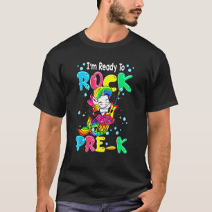 T-shirt Je suis prêt à mettre la pré k Unicorn à l'école